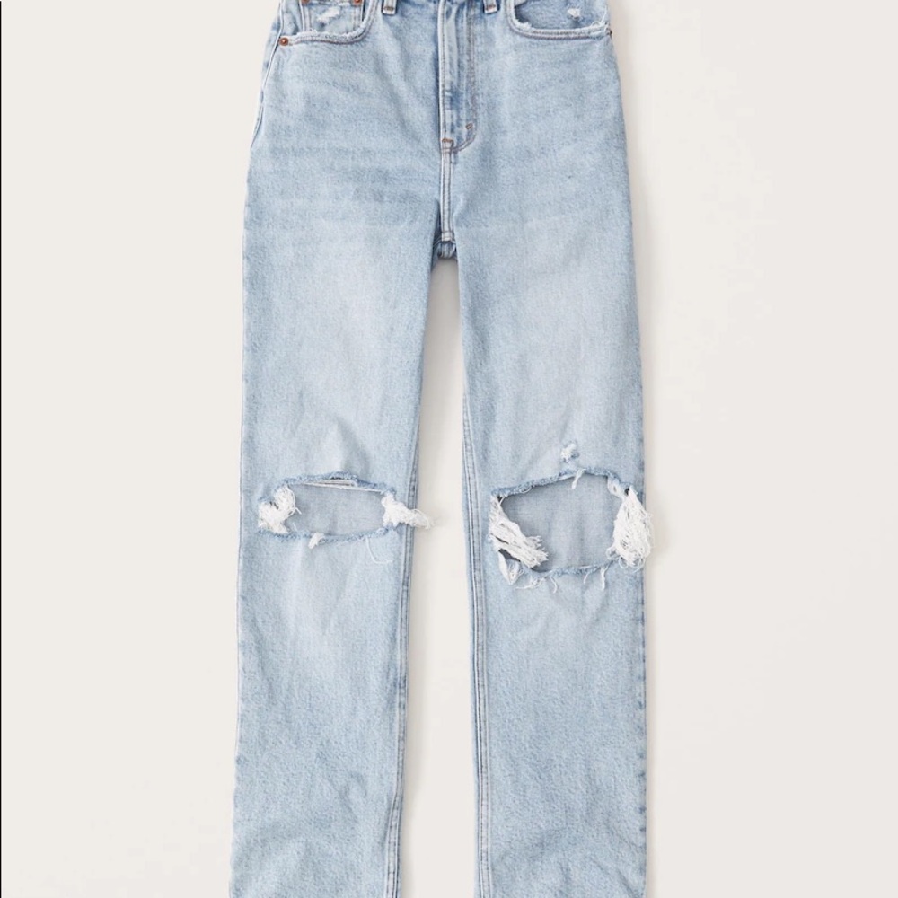 Abercrombie '90s Ultra High Rise Straight Jeans
